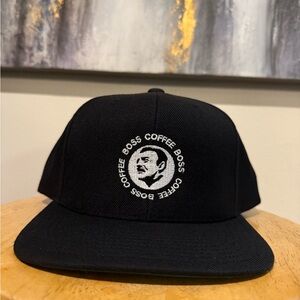 Black Boss Coffee Snapback Hat